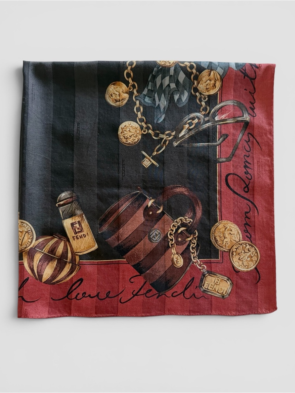 Fendi Cotton Neckerchief/Bandana